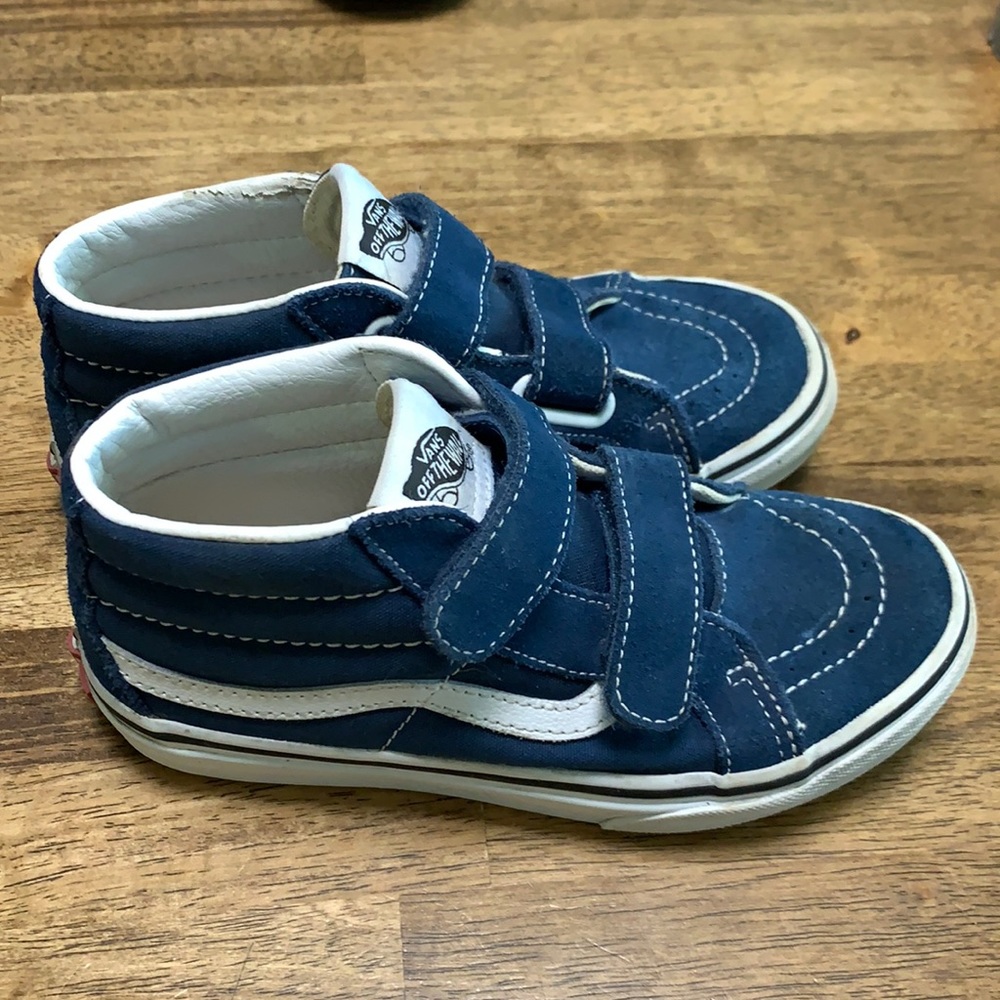 Navy Vans High tops